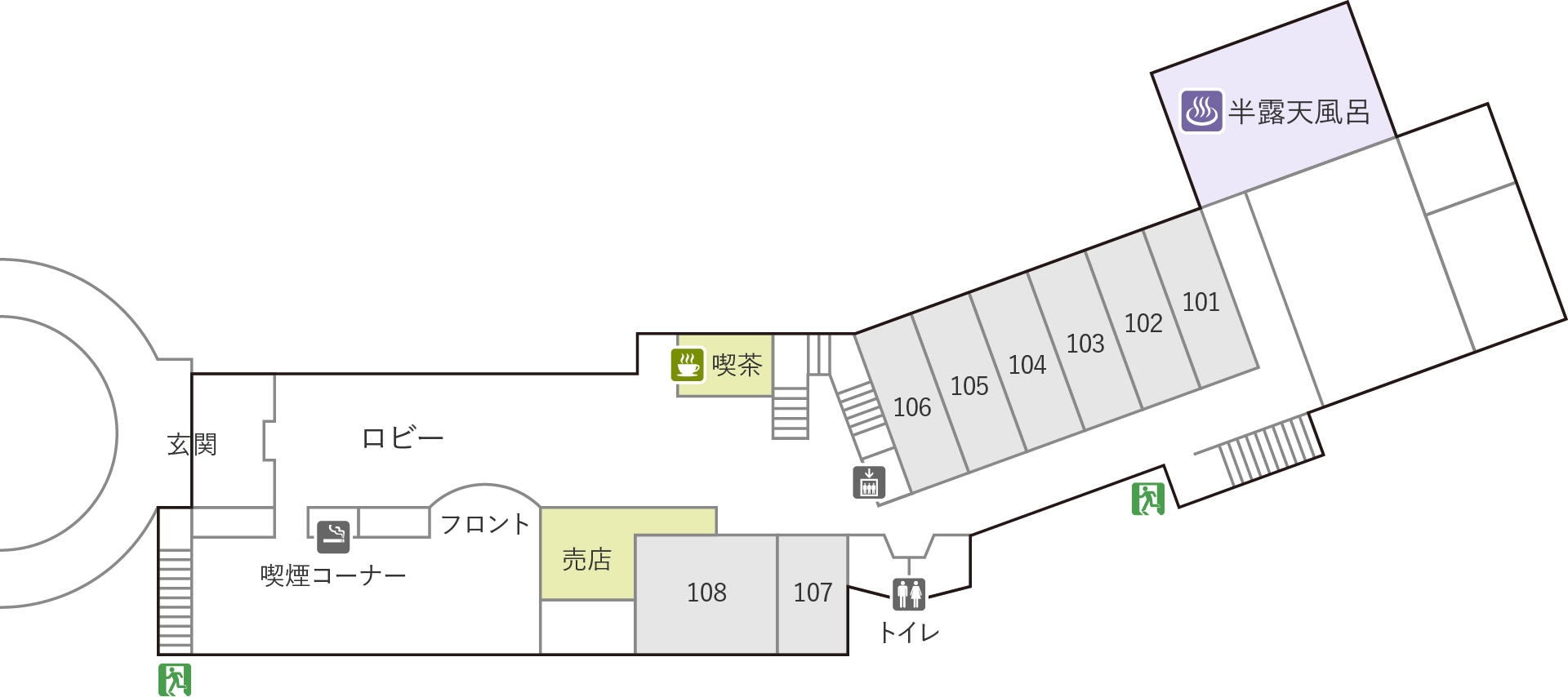 1F館内図